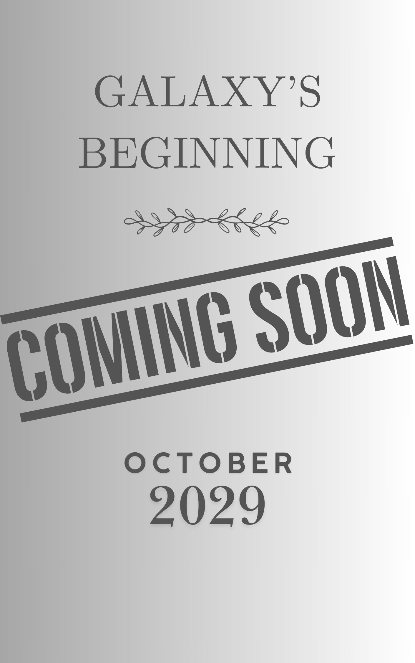 Galaxy's Beginning