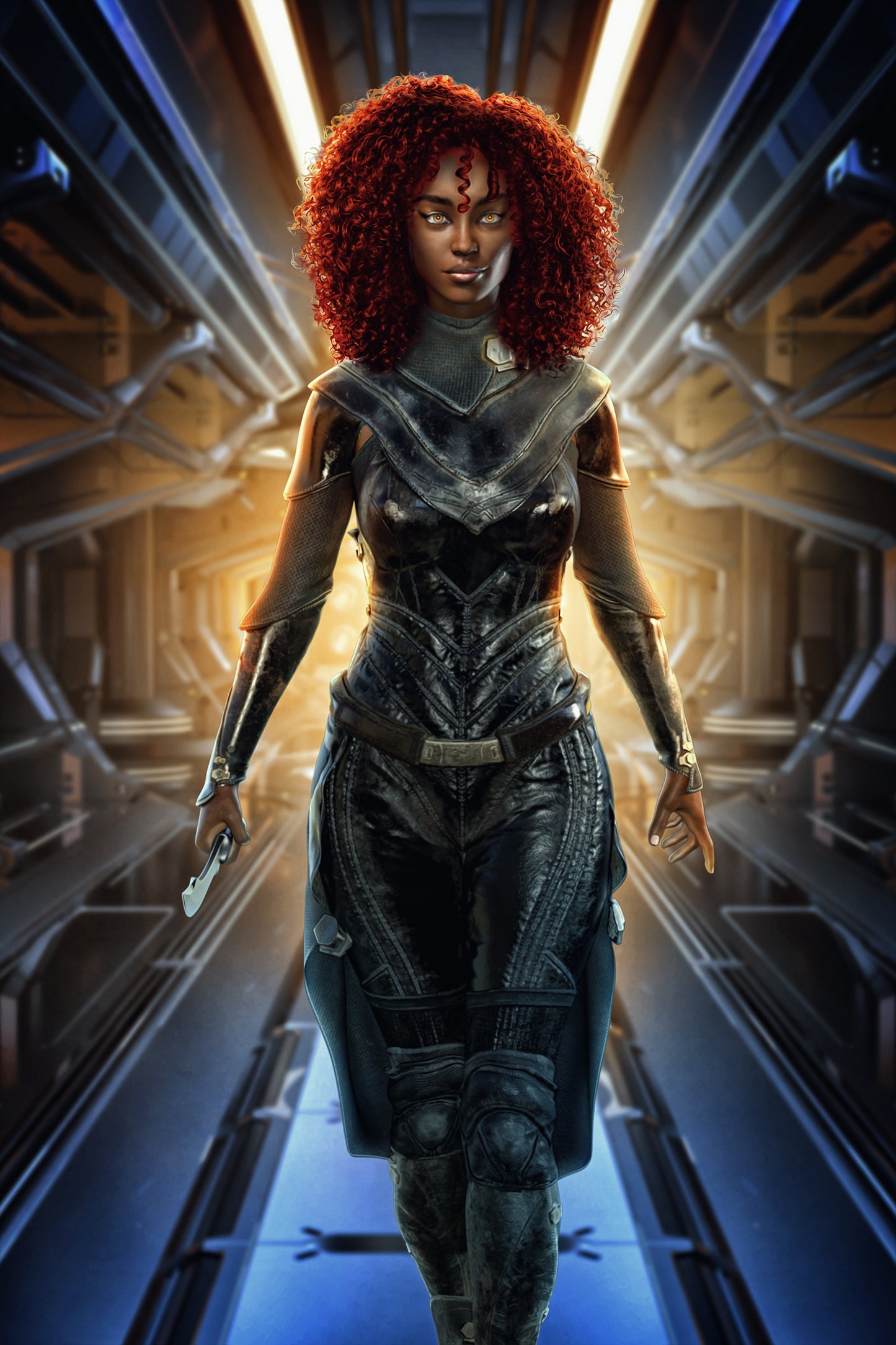 Assassin's Promise Character Art - Dagger Cover with Background