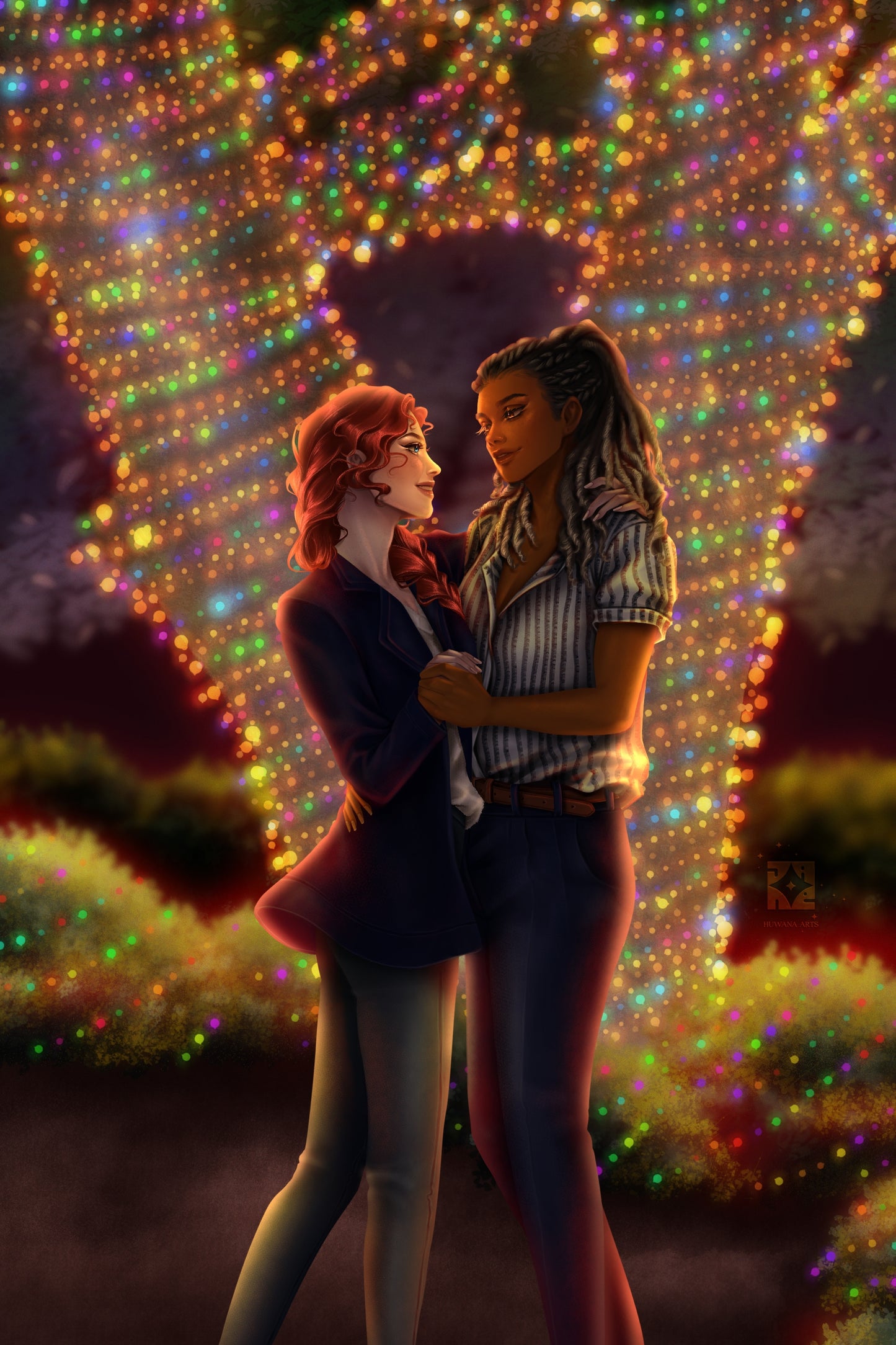 Twice Bound Character Art - Clíodhna & Lex