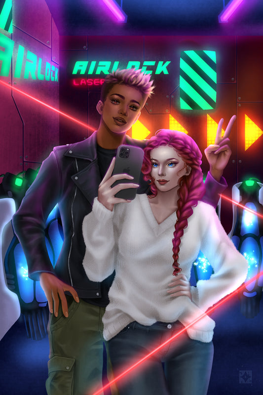 Twice Bound Character Art - Róisín & Lex